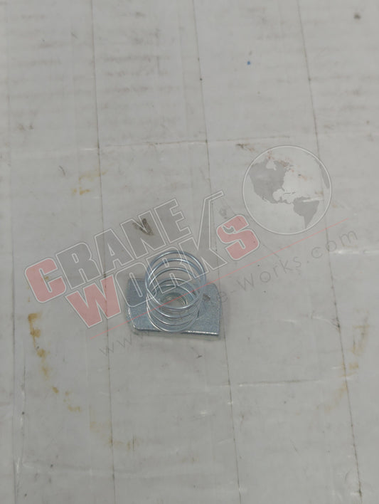 5YE11 | New Spring Nut,3/8"-16,Steel,Galvanized