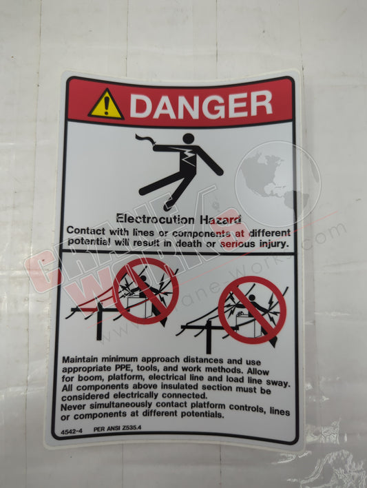 Picture of 4542-4, a  New Danger Electrocution.