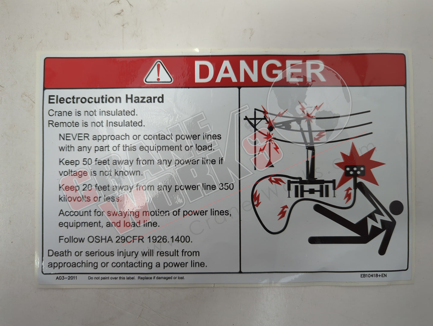 EB10418-EN | New Warning Decal