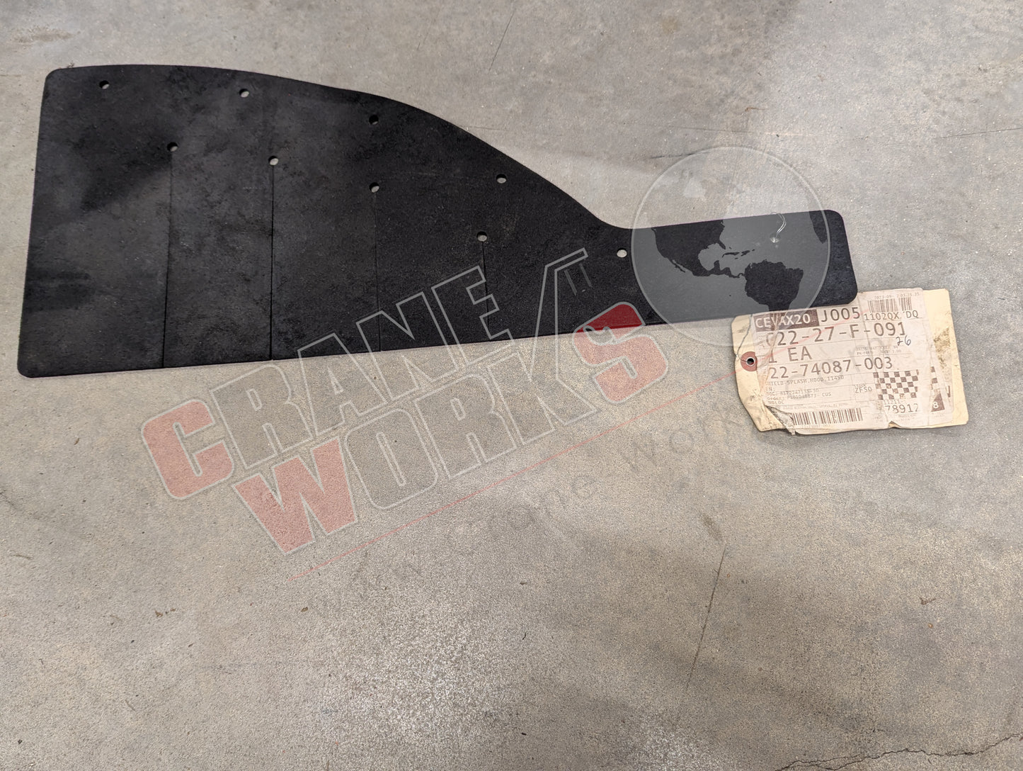 22-74087-002 | New Lh Hood Splash Shield