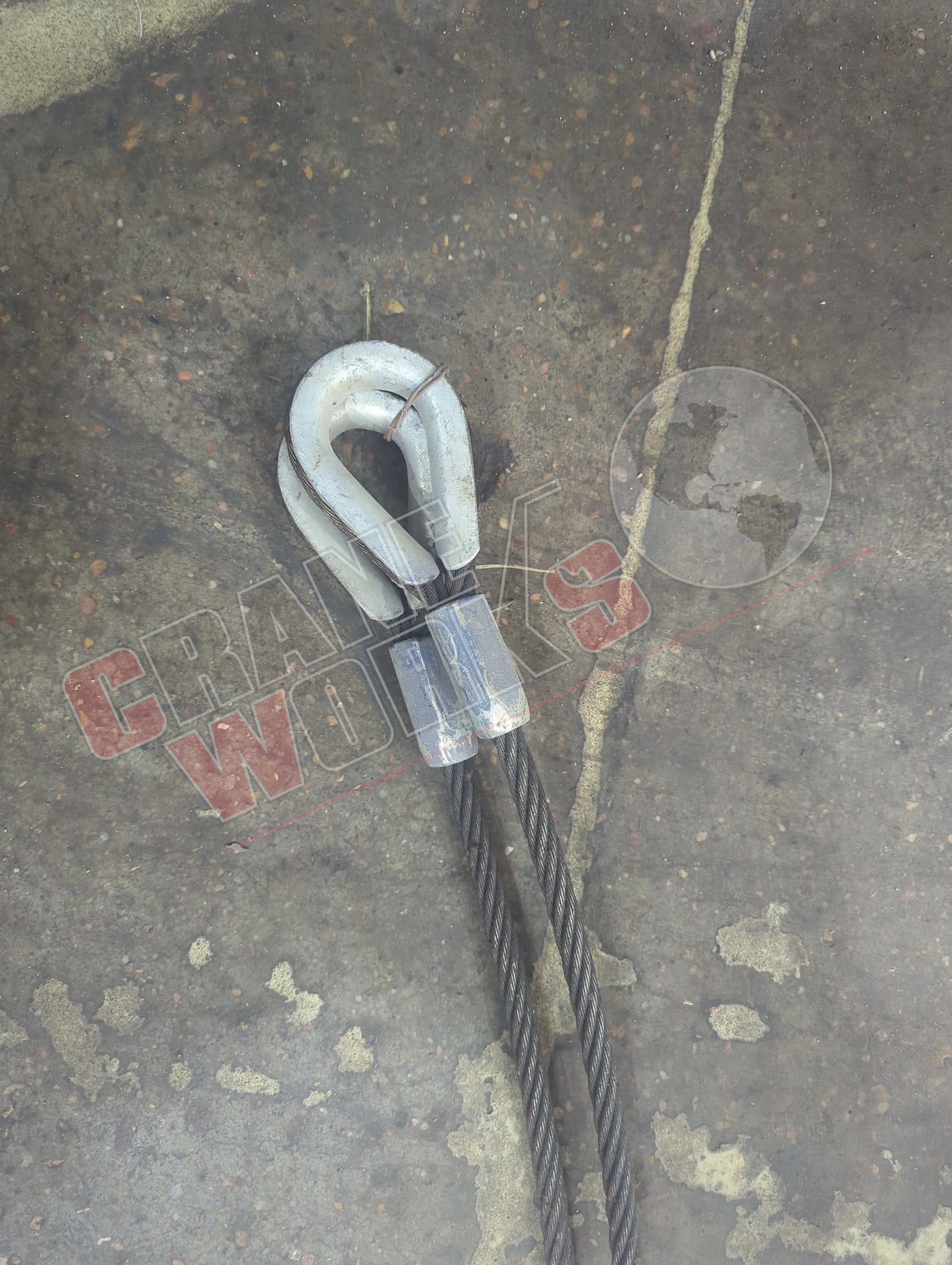 HH202TTS42 | New 1/2" X 42" 2-Leg Bridle Sling