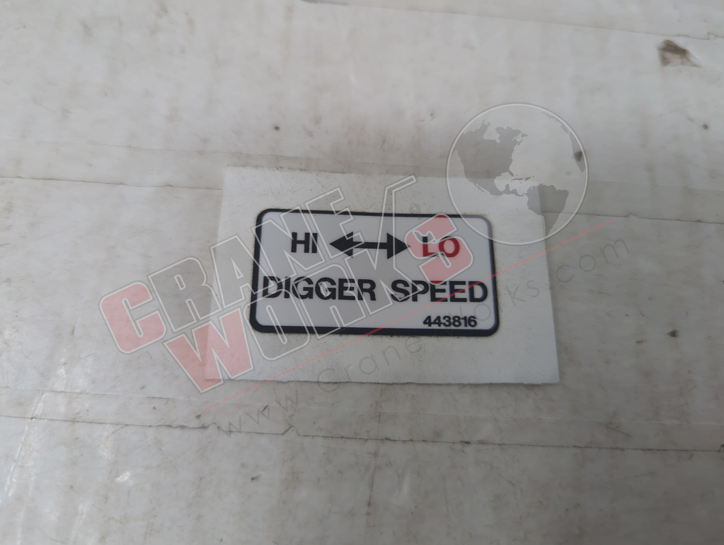 443816TU | New Decal Digger Speed