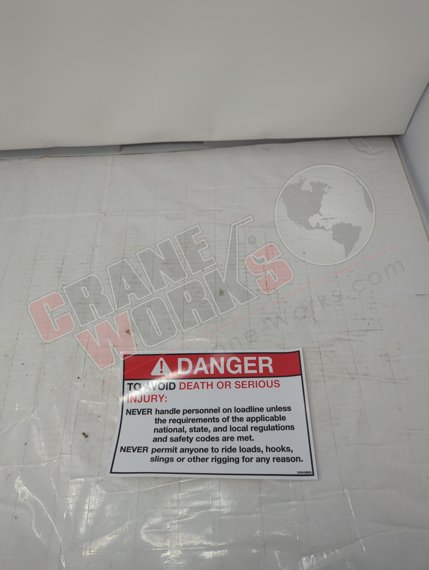 7376102824 | New Danger Electrical Decal
