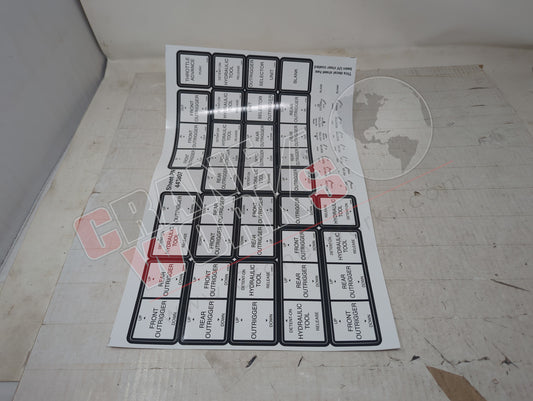 443807TU | New O/R Control Decals