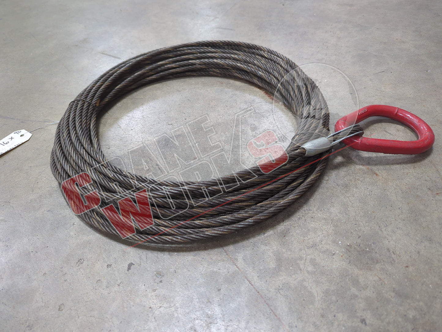 5/16"X90' W/EYE | New Winch Cable W/Eye