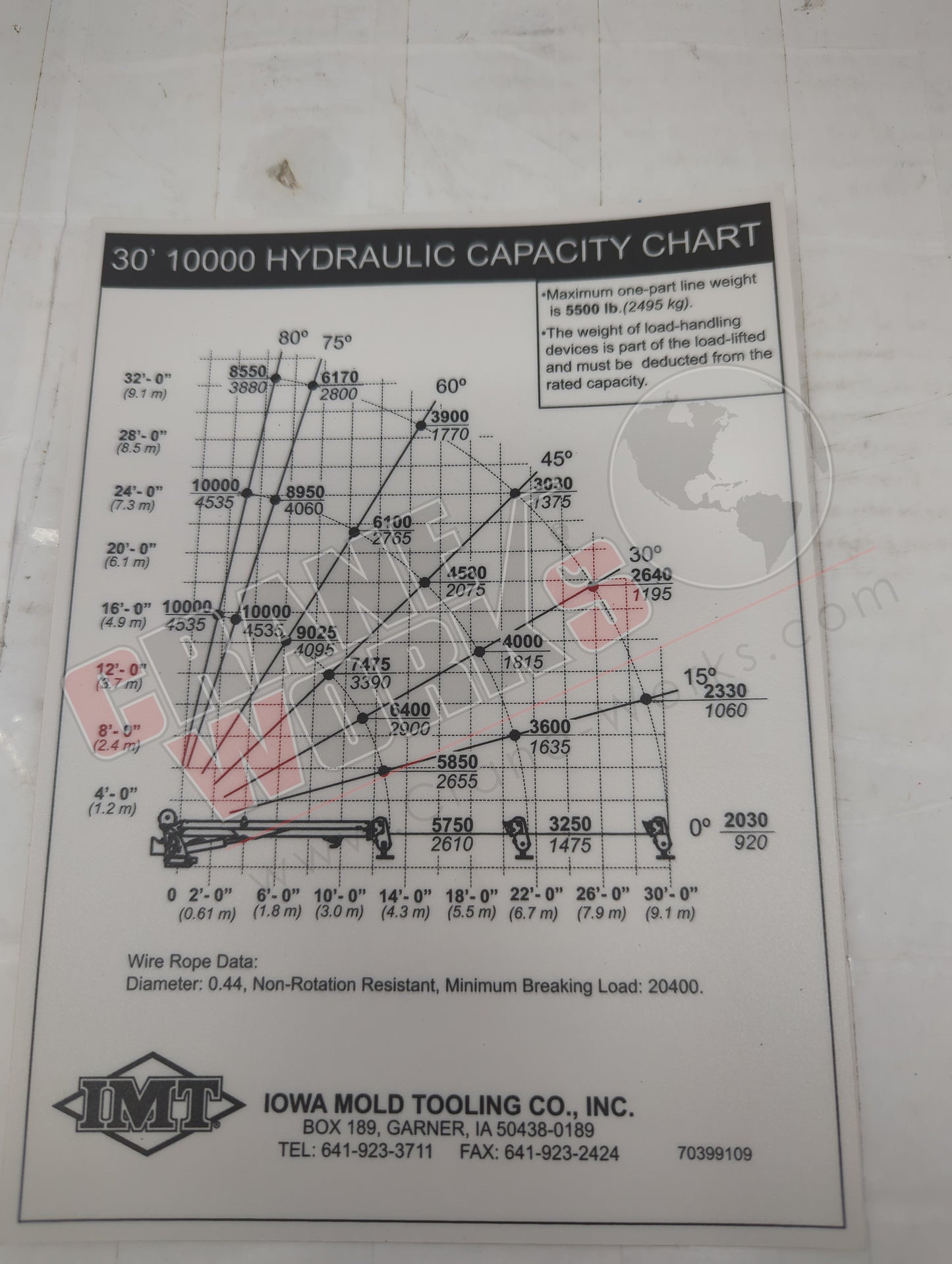 70399109 | New Decal-Cp 10000-30Ft