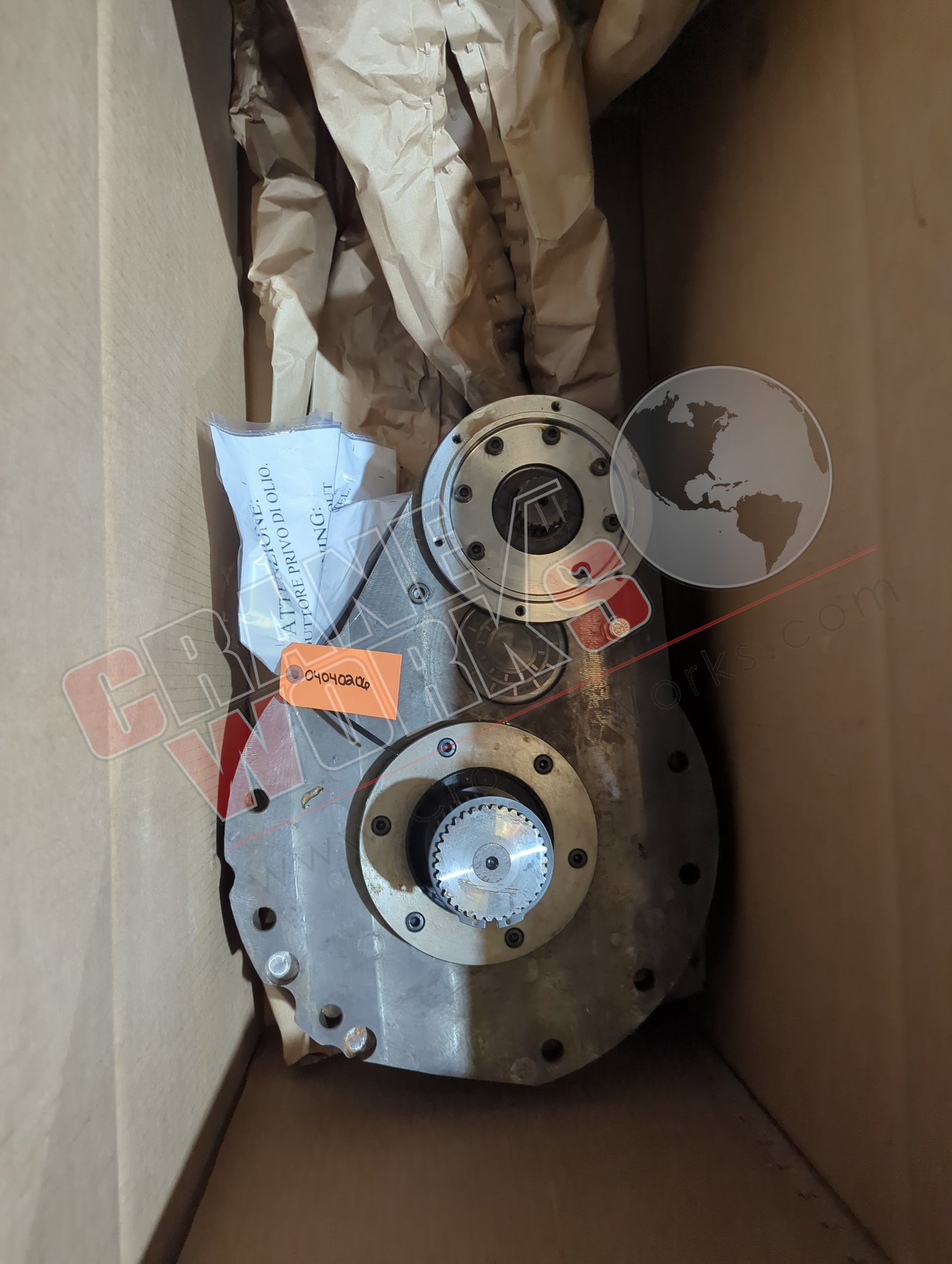 04040206 | New Gear Box (Filter Plug 04030040, Flange 04040207)