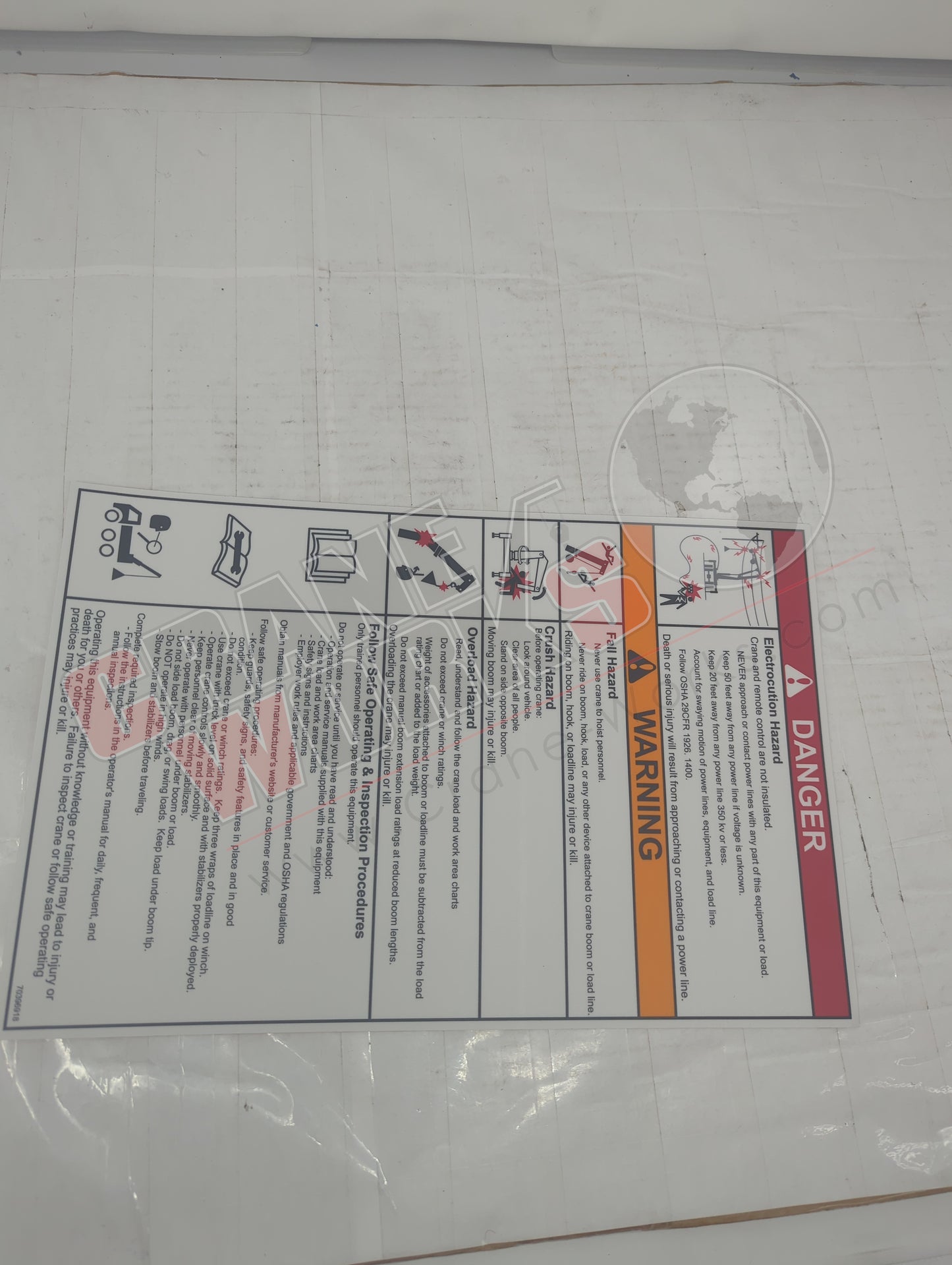 70392865 | New Decal - Electrical Hazard