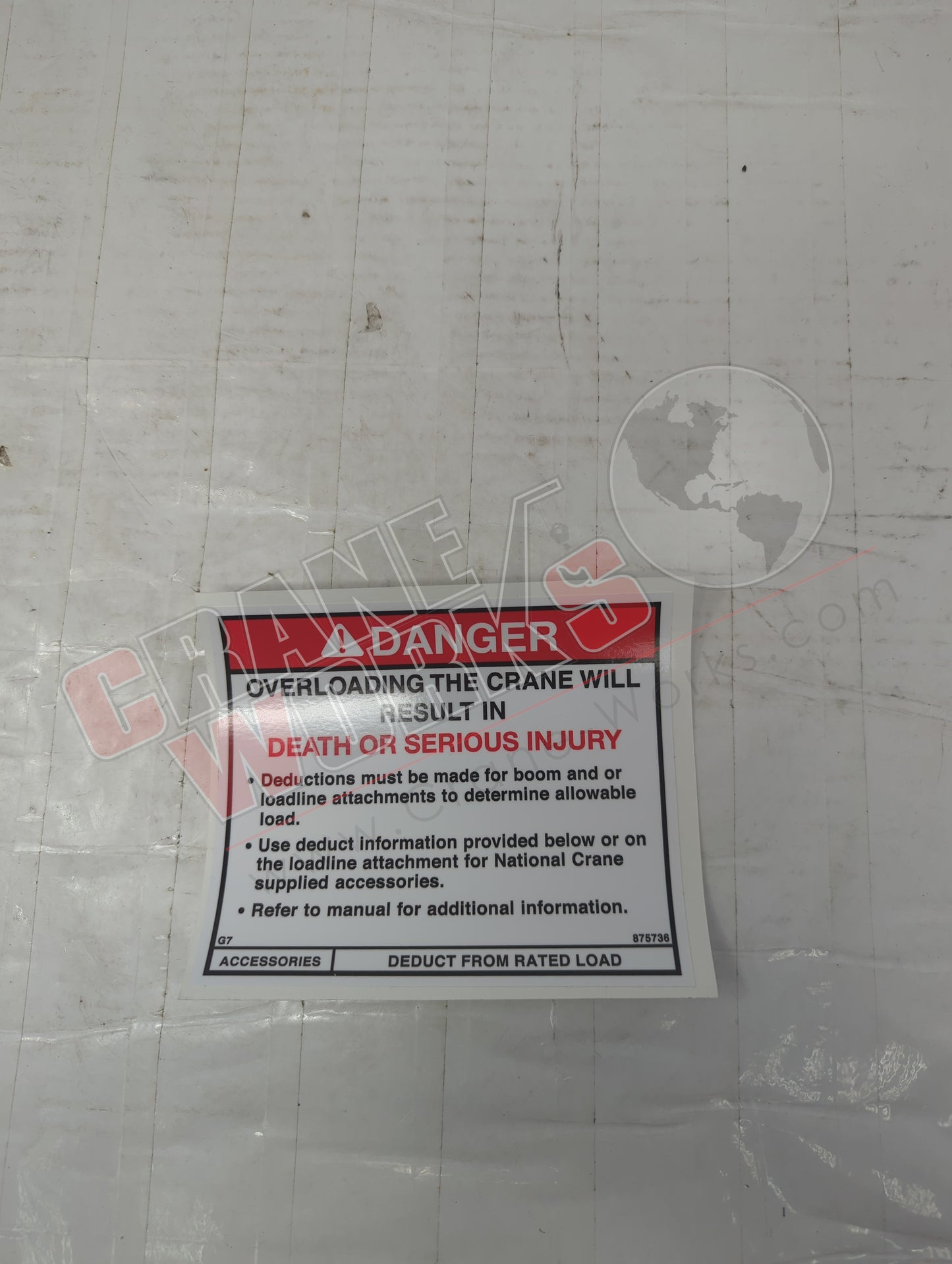 875736 | New Decal - Danger Overload Haz