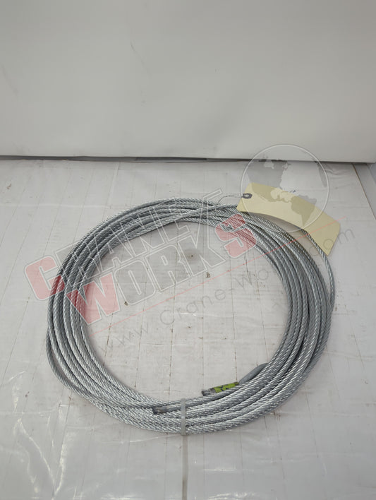 320338002 | New Wire Rope 7/32" X 62' Thimble End
