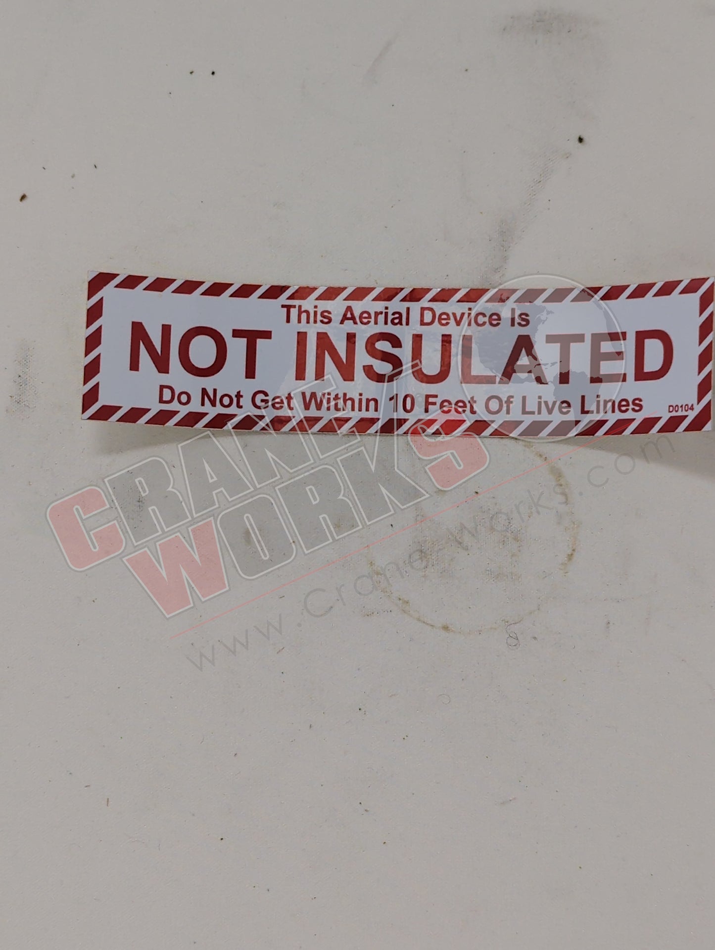 D104 | New Not Insulated Decal