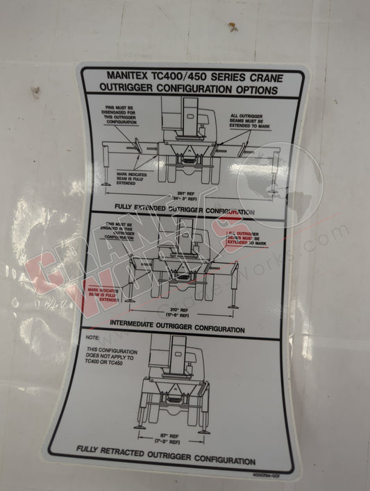 4000794.007 | New Decal,O/R Configuration Tc400