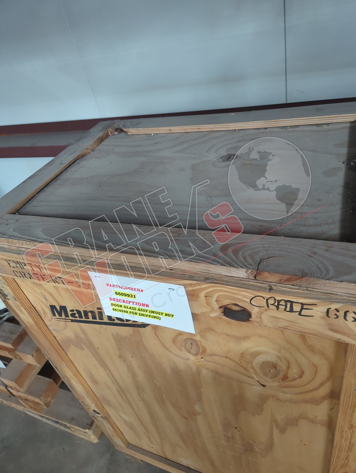 6609931 | New Door Glass Assy (Must Buy 6610588 For Shipping)