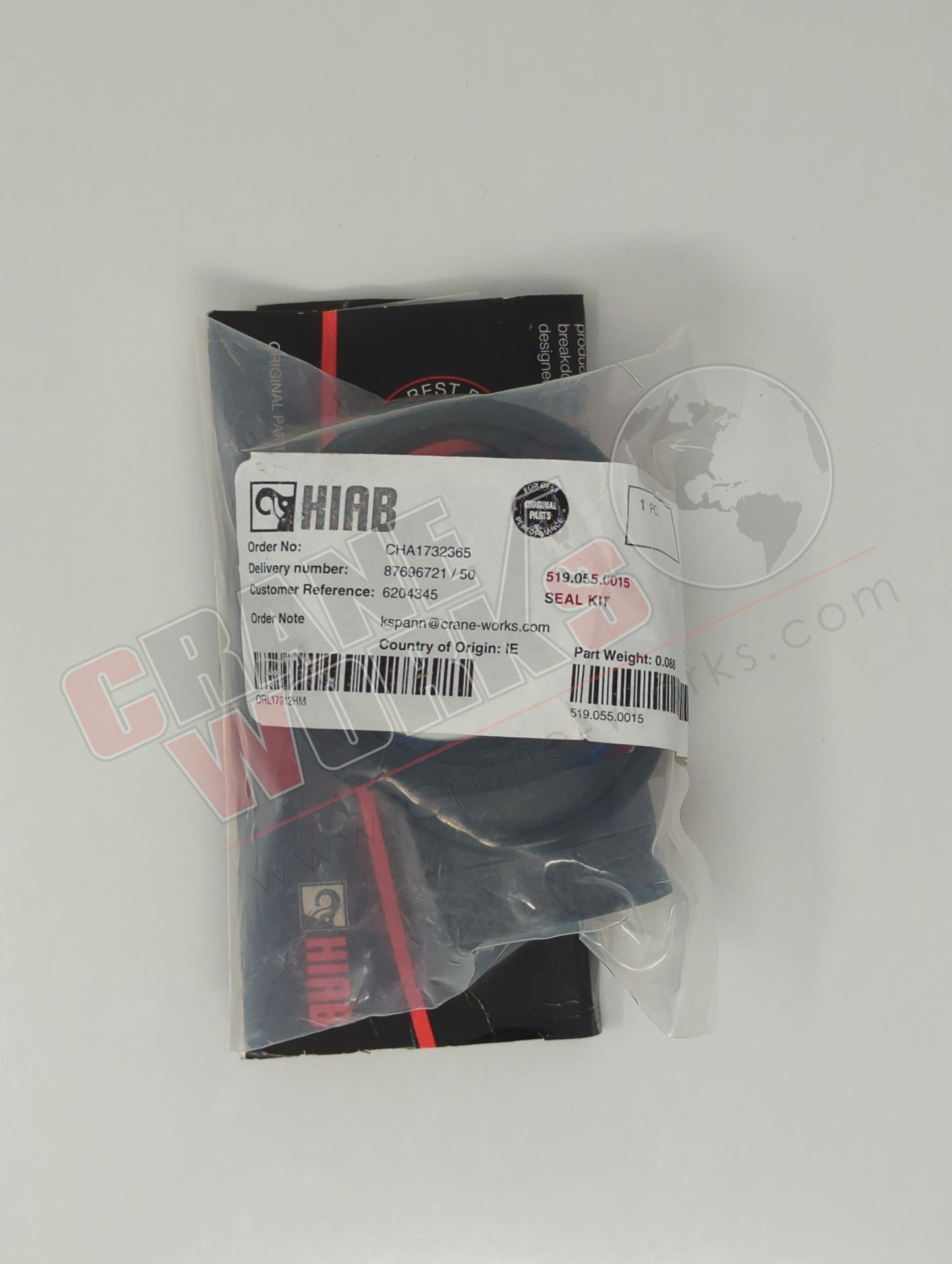 519.055.0015 | New Lift Cyl Seal Kit