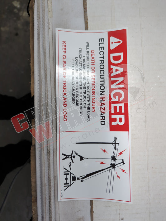 419271TU | New Decal, Electrocution Hazard