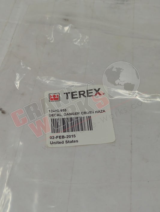 12400-955 | New Decal-Danger Moving O/R