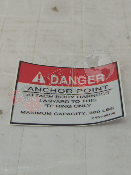 651-00196 | New Plac-Lan Anchor Point