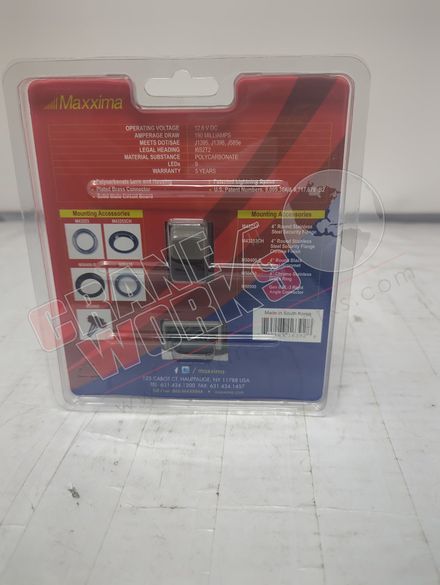 M42322RDV | New 4" Red Round Led Stop/Tail Light