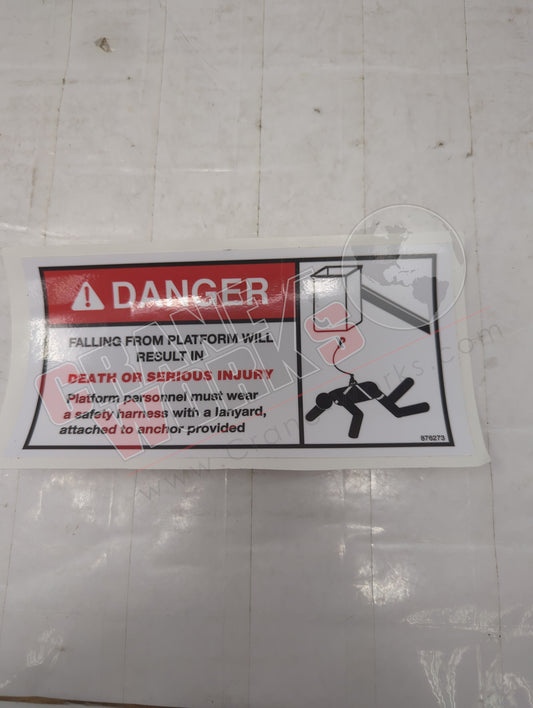 876273 | New Decal - Danger Falling From Platform