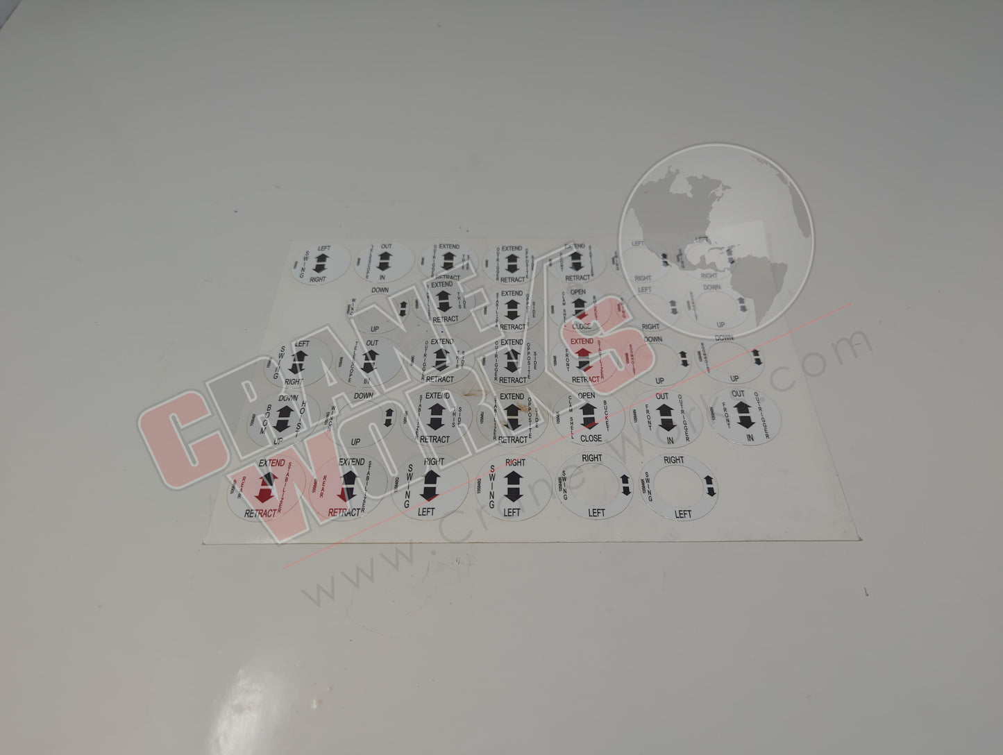 1058460 | New Decal Set; Control Knobs