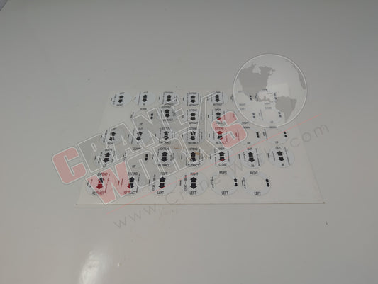 1058460 | New Decal Set; Control Knobs