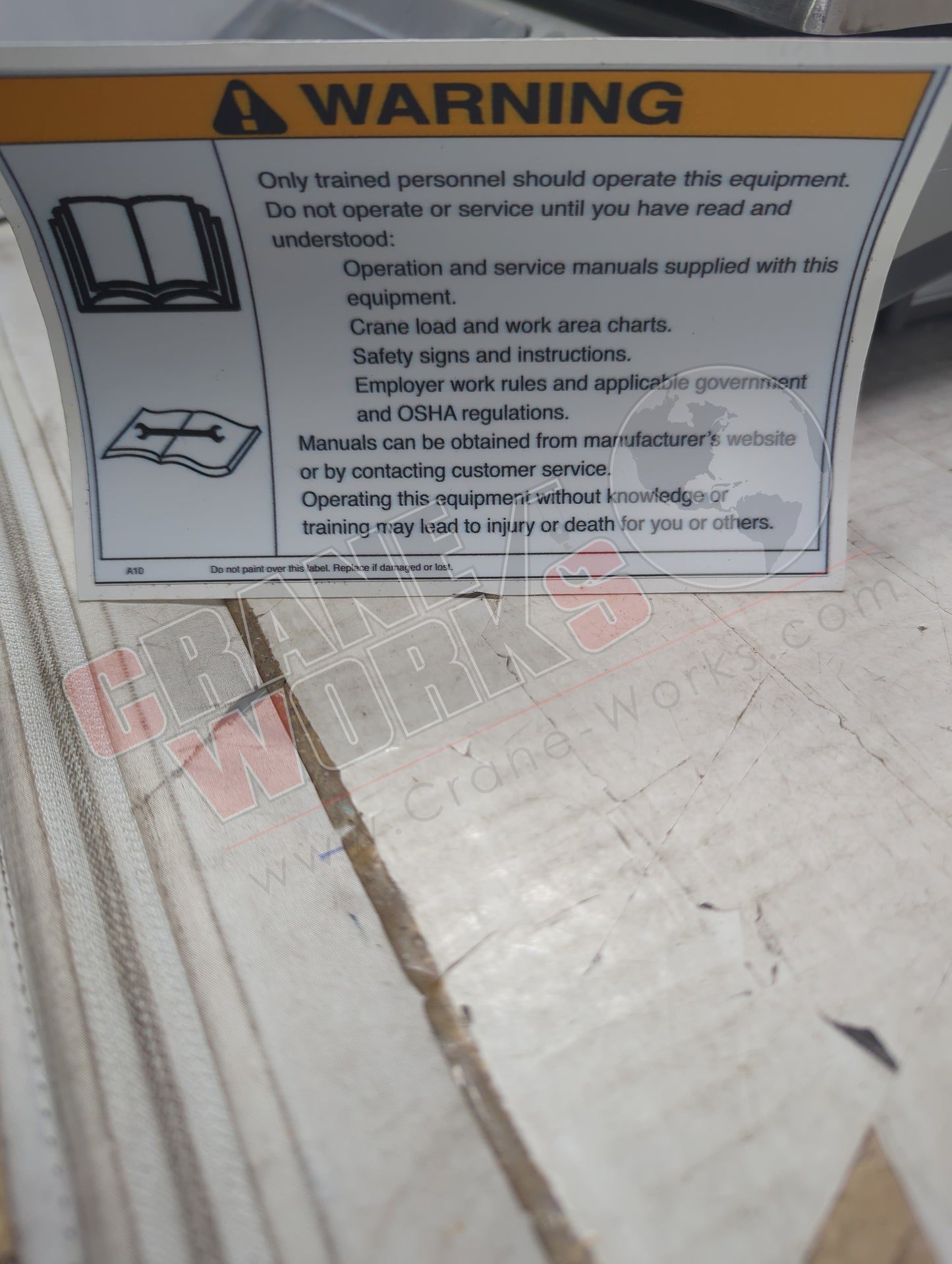 A10 | New Warning Read Manuals