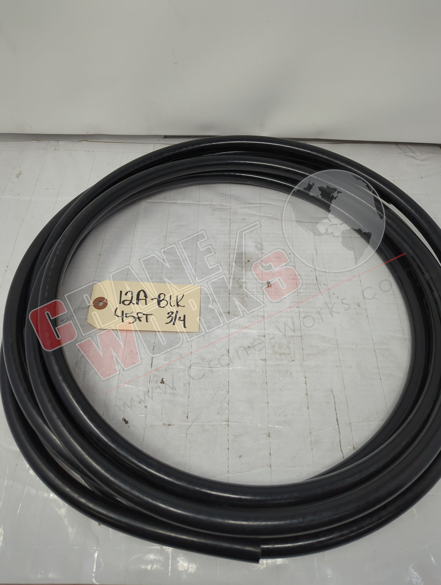 12A-BLK | New 3/4 Blk Nylon Tubing