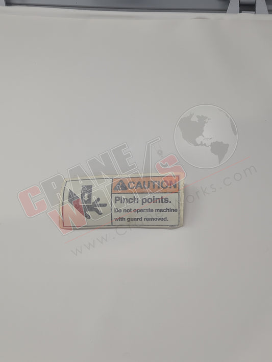 PINCH POINT | New Pinch Point Warning