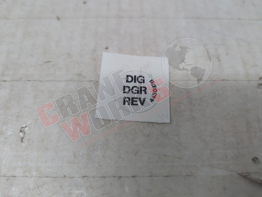 443087TU | New Decal - Dgr