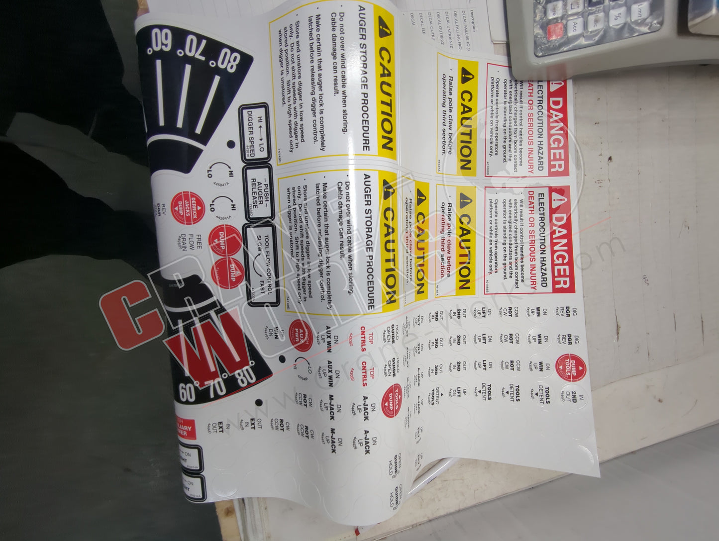 443794TU | New Decal Sheet D/L