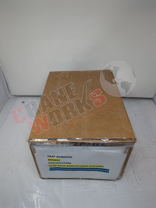 2060035 | New Scan Reco Remote (New Systems)