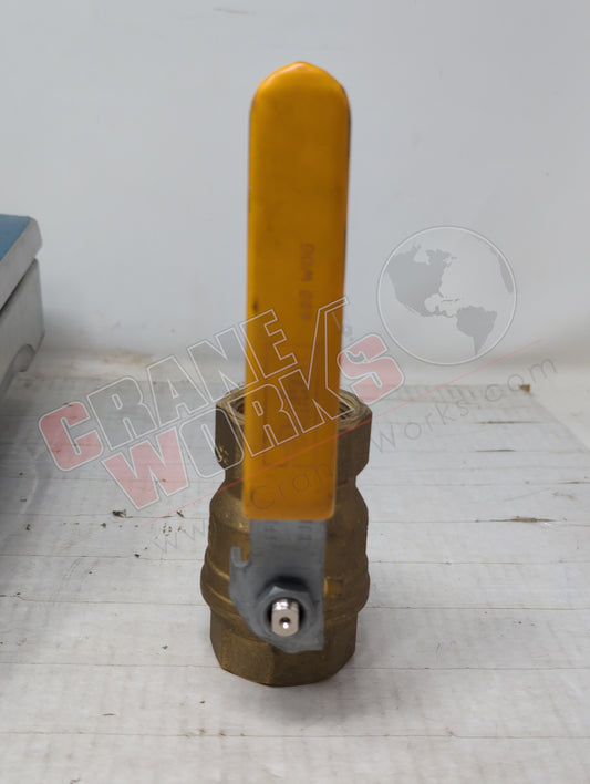 V500P-20 | New 1-1/4" Brass Ball Vavle