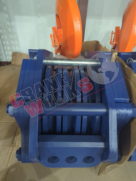 383EME35T12M | New 35 Ton 3 Sheave Block 5/8 Rope