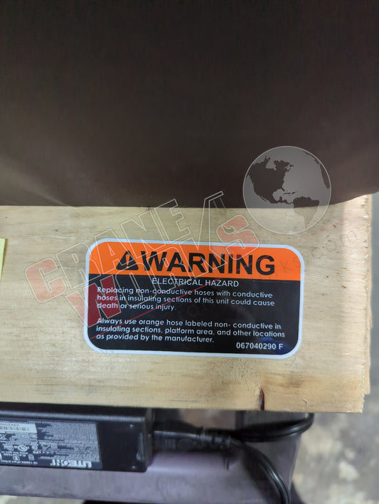 067040290 | New Electrical Hazards Warning Decal