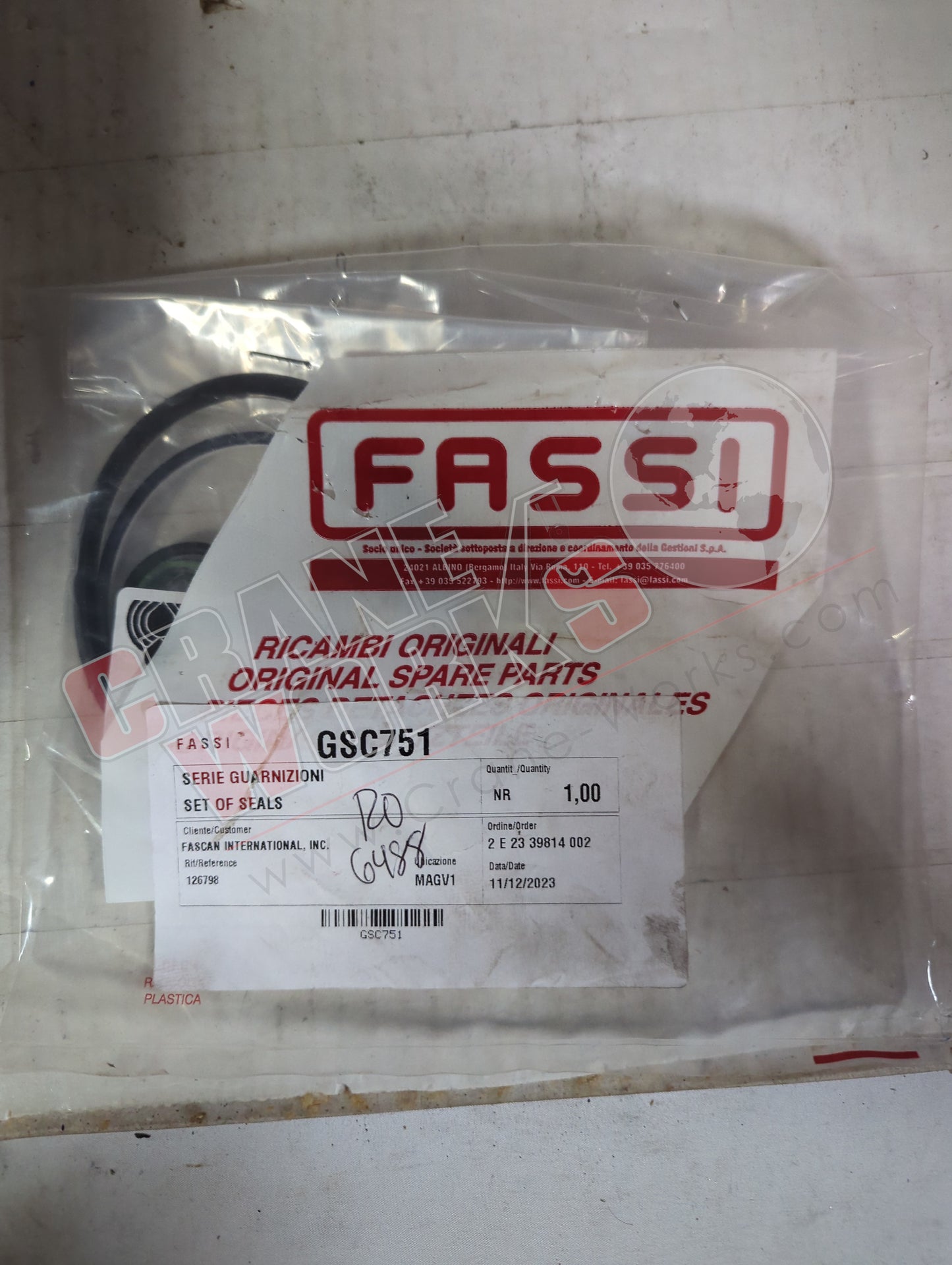 GSC751 | New Set Of Seals