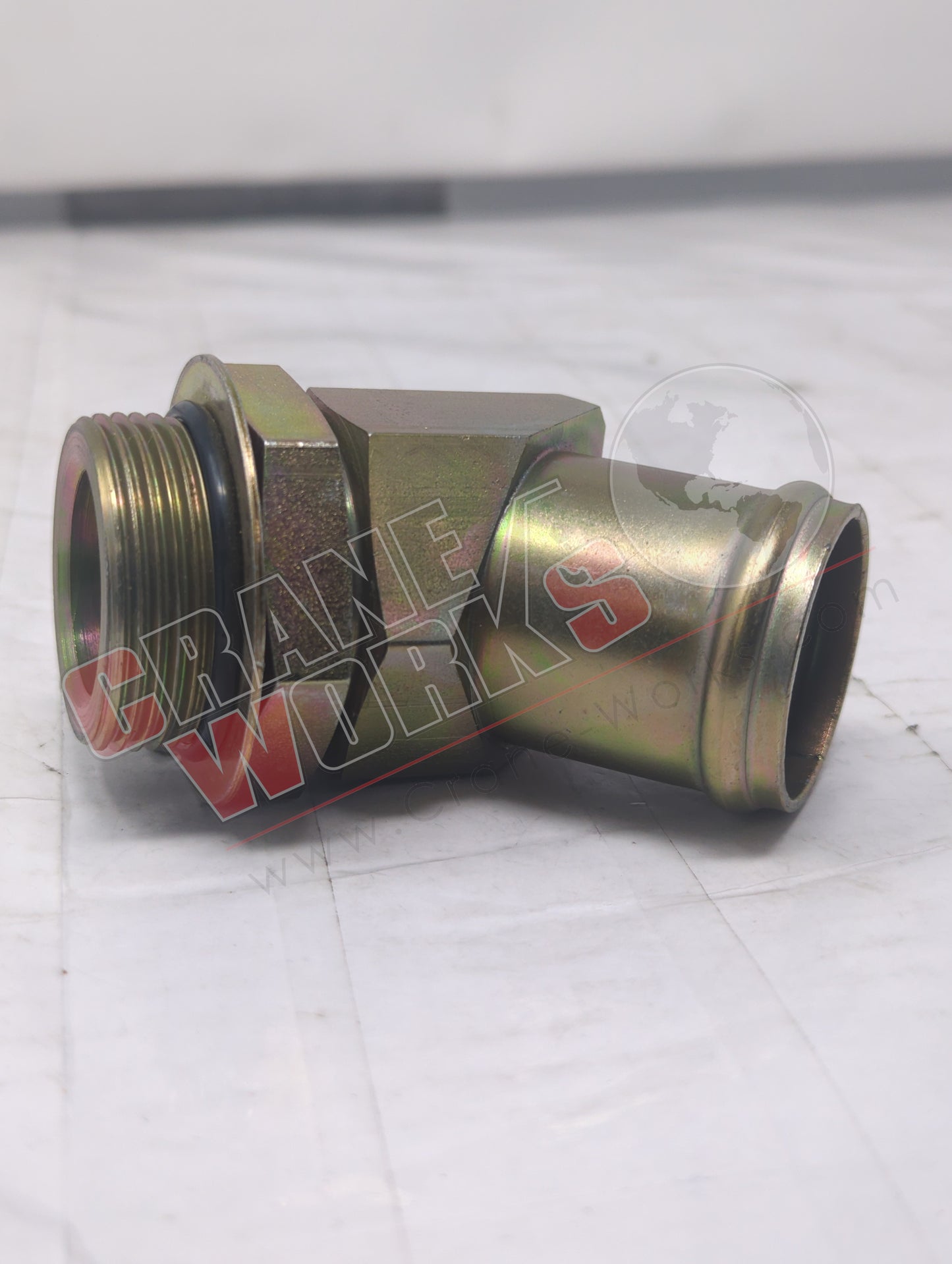 B46032420NWOFG | New 1-1/2" Hose Barb X 1-1/4 Mp 45 (4603-24-20)