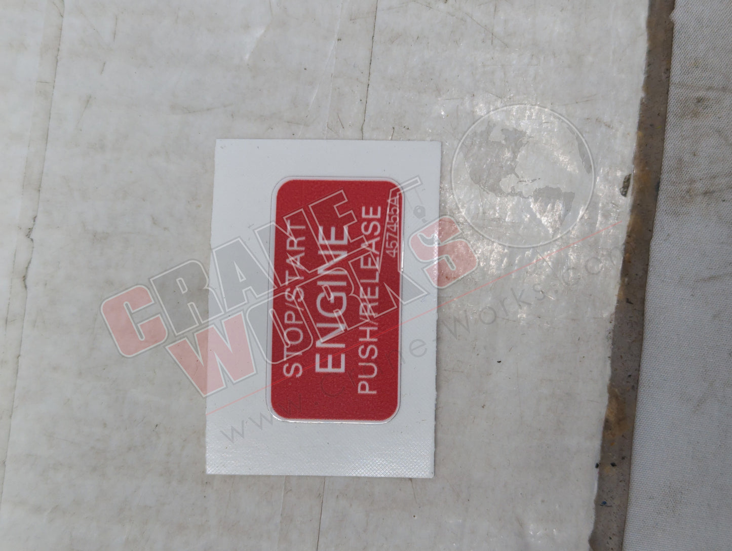 457455TU | New Decal Stop/Start