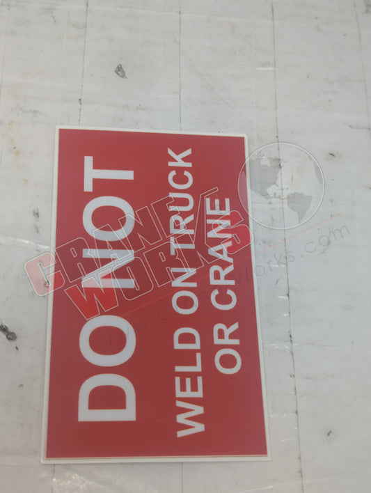 DO NOT WELD | New Decal "Do Not Weld"