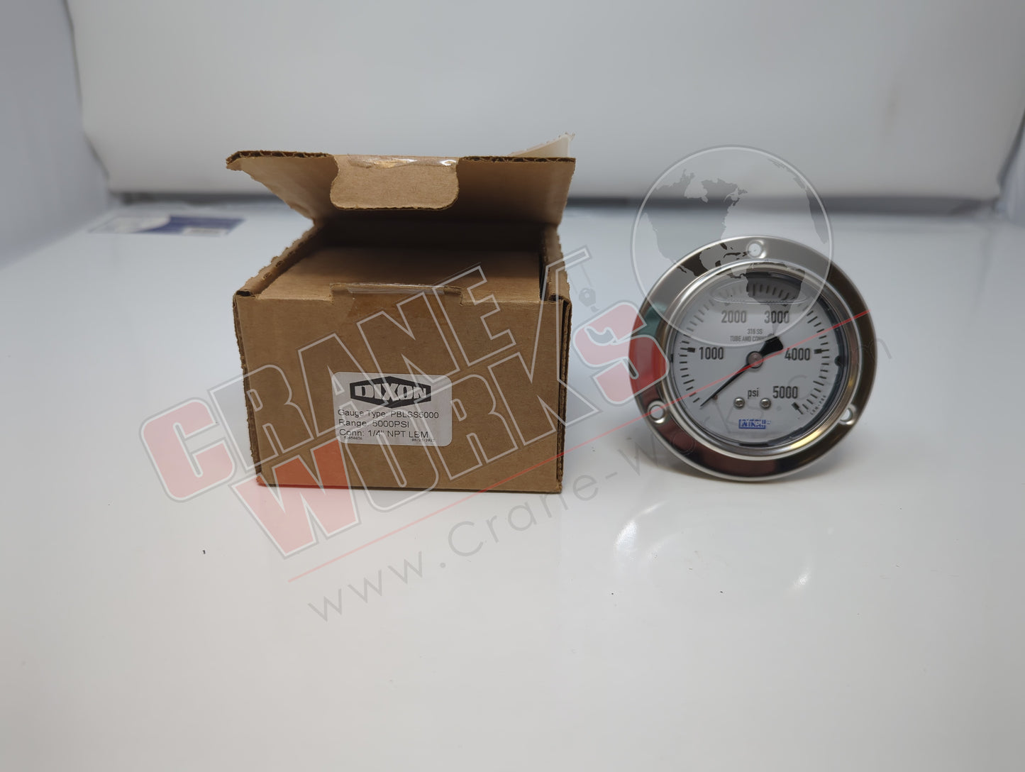 PBLSS5000 | New Panel Gauge, 0-5000 Psi