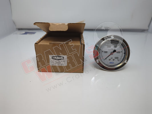 PBLSS5000 | New Panel Gauge, 0-5000 Psi