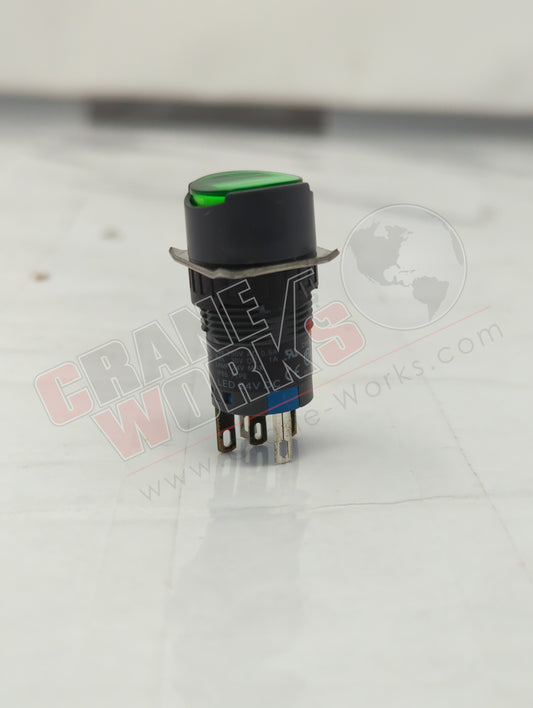 EEA4725 | New Taster+Led 16 Mm (Green)