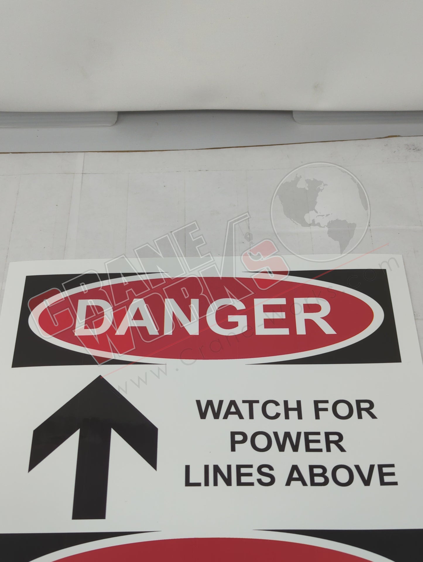 ODB-8561 | New English + Spanish Danger Power Lines11.1152