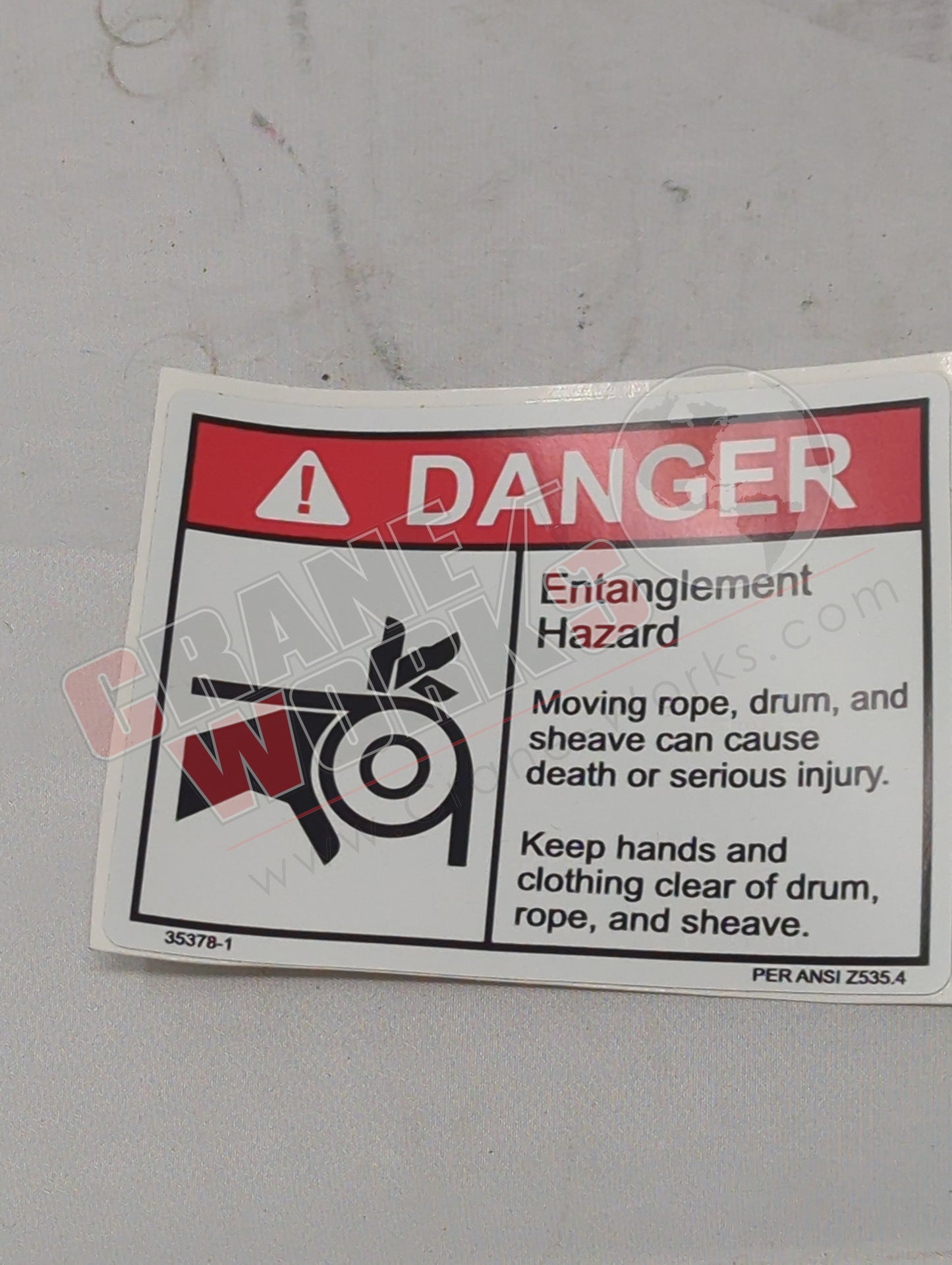35378-1 | New Danger Entanglement Decal