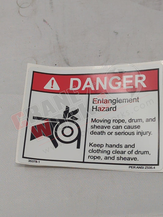 35378-1 | New Danger Entanglement Decal