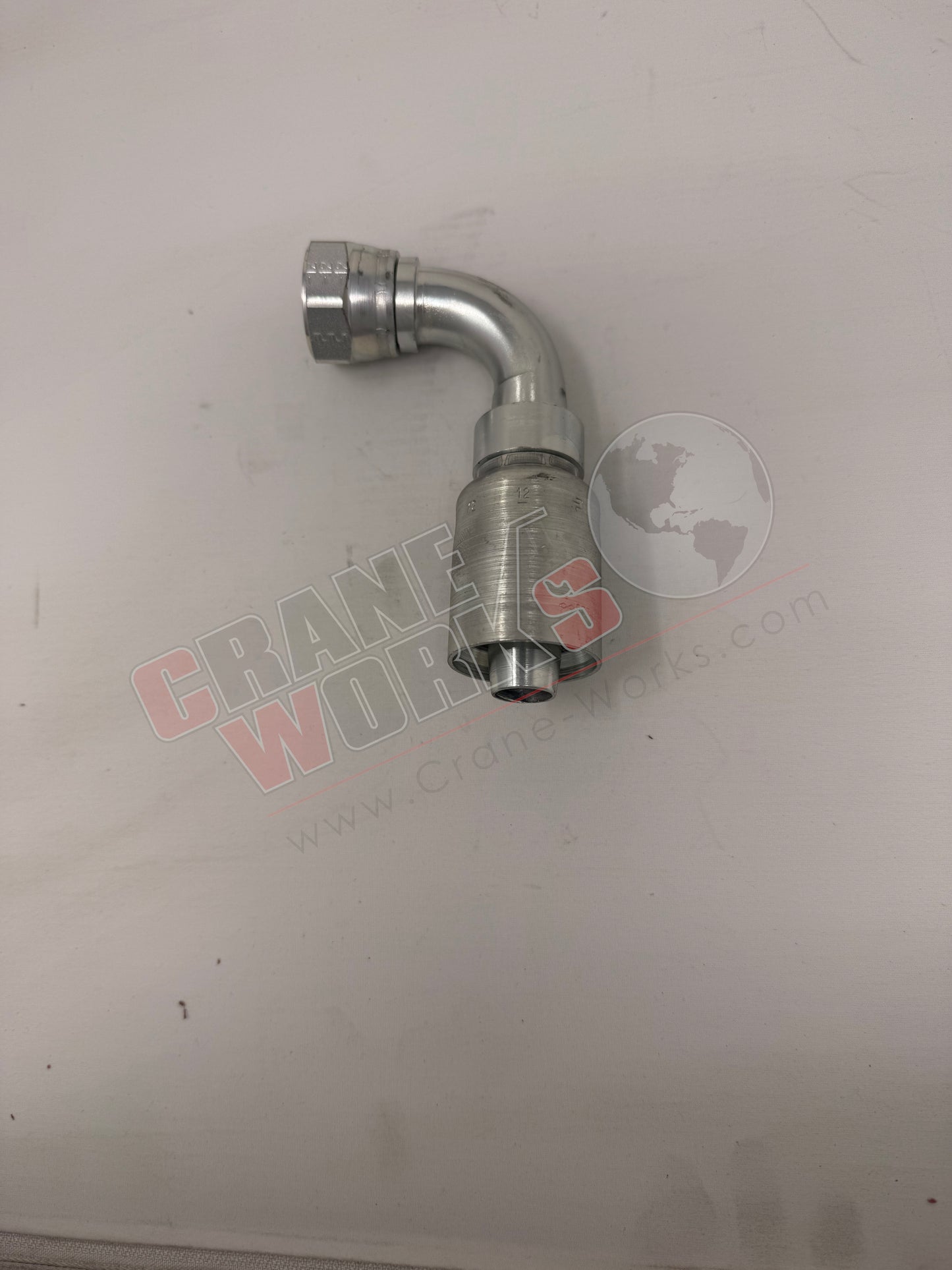 Picture of 13977-12-12, a  New -12Fj X -12 Hose 90 Deg, angle 2.
