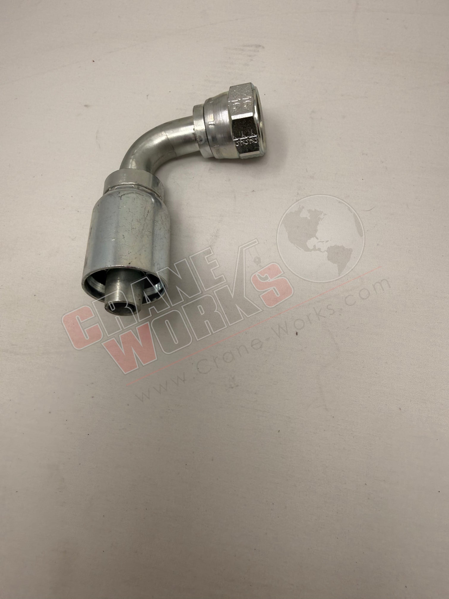 Picture of 13977-12-10, a  New High Pressure Hose Fitting, angle 3.