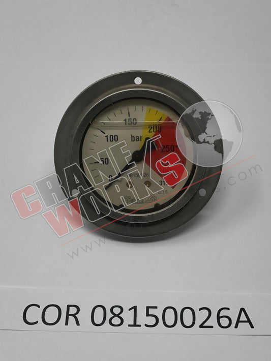 Picture of COR 08150026A NEW PRESSURE GAUGE
