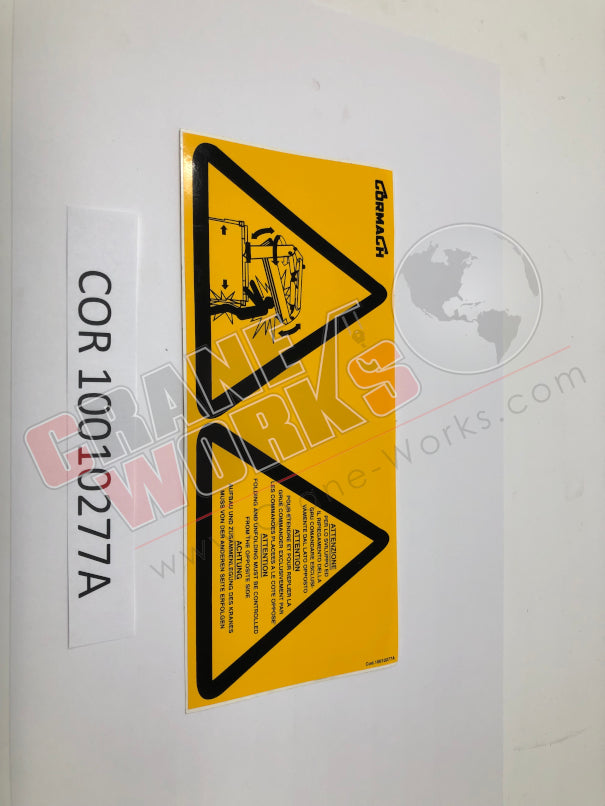 Picture of 10010277A NEW CAUTION FOLDING & UNFOLDING