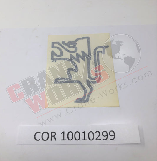 Picture of COR 10010299 NEW PLATE/STICKER  LION   Q02