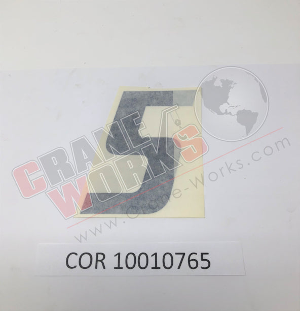 Picture of 10010765 NEW PLATE/STICKER # 6   P04